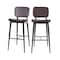 Flash Furniture Brown LeatherSoft Barstools with Footrest, PK2 AY-S01-BR-GG - alternate 10